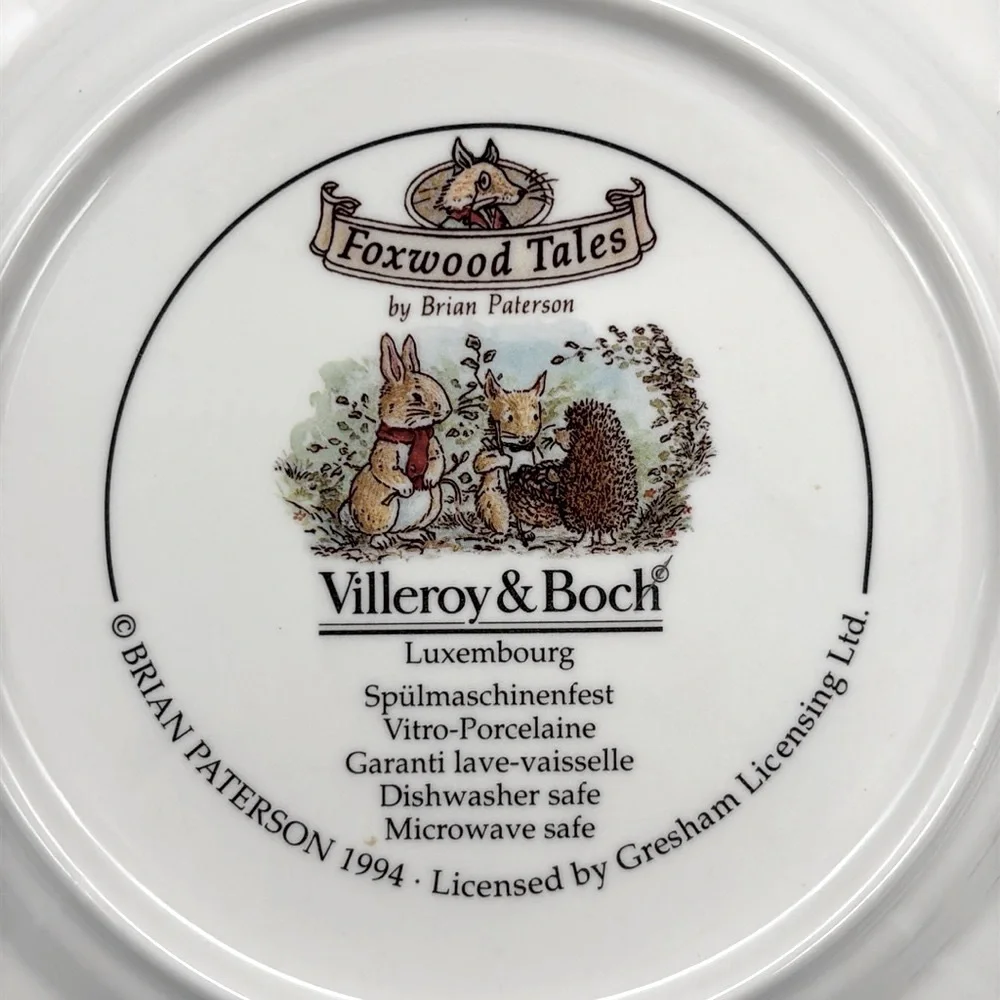 Vintage Villeroy & Boch Foxwood Tales 8” Salad/Dessert Plate “Kitchen”